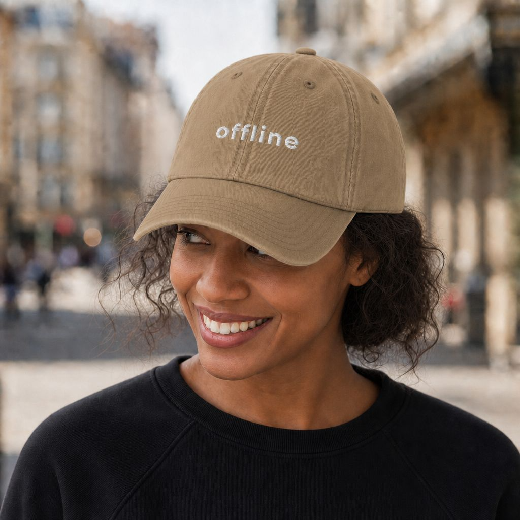 Offline - embroidered cap